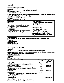 Giáo án Tiểu học -Tuần 8 đến 10 - Năm học 2006-2007