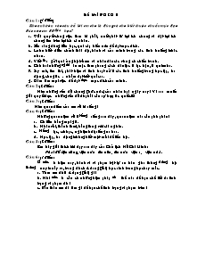 Giáo án GDCD - Đề thi giáo dục công dân