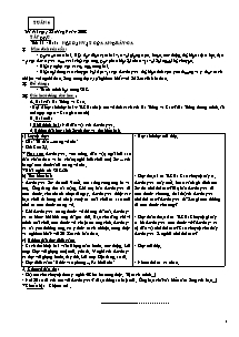 Giáo án Tiếng Việt Tiểu học - Tuần 6 đến 10 - Năm học 2007-2008