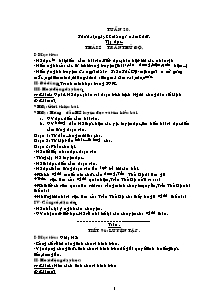 Giáo án Tiểu học - Tuần 20 - Năm học 2007-2008