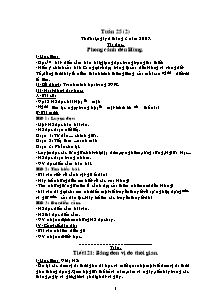 Giáo án Tiểu học - Tuần 26 - Năm học 2007-2008