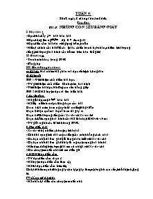 Giáo án Tiểu học - Tuần 4 và 5 - Năm học 2006-2007 (bản đầy đủ)