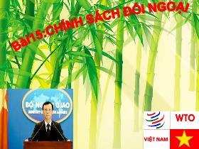Giáo án giáo dục công dân - Bài 15: Chính sách đối ngoại (Bản đầy đủ)