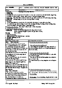 Giáo án Giáo dục công dân Lớp 11 - Năm học 2008-2009 (Bản đầy đủ)