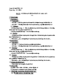 Giáo án Lịch sử Lớp 7 - Tuần 22 - Tiết 42, Bài 20: Nước Đại Việt thời Lê sơ (1418-1427) - Năm học 2013-2014