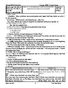 Giáo án Lịch sử Lớp 9 - Tuần 21 - Tiết 20, Bài 17: Cách mạng Việt nam trước khi đảng cộng sản ra đời - Văn Minh Huệ