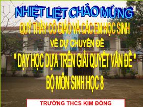 Bài giảng Giáo án Sinh học Lớp 8 - Tiết 52: Vệ sinh mắt - Trường THCS Kim Đồng