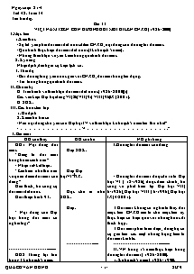 Giáo án Lịch sử Lớp 9 - Tuần 34 - Tiết 48, Bài 33: Việt nam trên con đường đổi mới đi lên CNXH (1986-2000) - Quách Văn Hồng