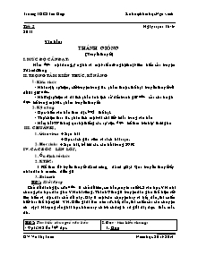 Giáo án Ngữ Văn Lớp 6 - Tiết 5: Thánh gióng - Năm học 2013-2014 - Võ Thị Tuấn