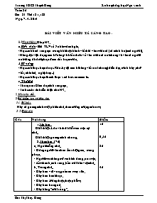 Giáo án Ngữ Văn Lớp 6 - Tuần 32 - Năm học 2013-2014 - Bùi Thị Thúy Hằng