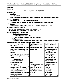 Giáo án Ngữ Văn Lớp 7 - Tiết 117 đến 120 - Phạm Thanh Tâm