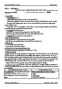 Giáo án Ngữ Văn Lớp 7 - Tiết 41: Bài ca nhà tranh bị gió thu phá - Năm học 2012-2013 - Nguyễn Thị Tuyết