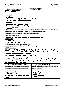 Giáo án Ngữ Văn Lớp 7 - Tiết 58: Chơi chữ - Năm học 2012-2013 - Nguyễn Thị Tuyết