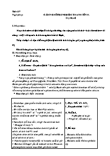 Giáo án Ngữ Văn Lớp 7 - Tuần 10 - Nguyễn Thị Châu