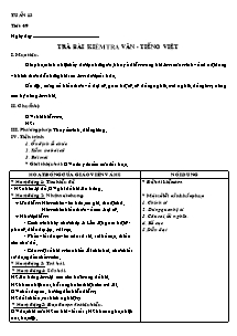 Giáo án Ngữ Văn Lớp 7 - Tuần 13 - Nguyễn Thị Châu