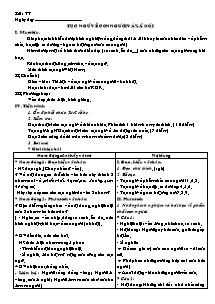 Giáo án Ngữ Văn Lớp 7 - Tuần 21 - Nguyễn Thị Châu