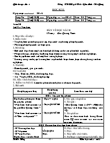 Giáo án Ngữ Văn Lớp 9 - Chương trình học kì 2 - Năm học 2013-2014 - Hà Tô Hưởng