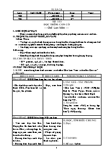 Giáo án Ngữ văn Lớp 9 - Tuần 24 - Năm học 2010-2011