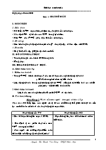 Giáo án Sinh học Lớp 8 - Chương trình cả năm - Năm học 2012-2013 - Nguyễn Thị Thanh Vân