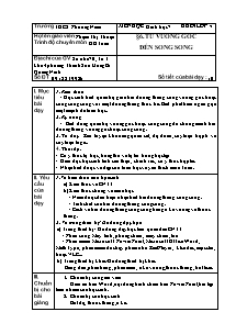 Giáo án Toán học Lớp 7 - Bài 6: Từ vuông góc đến song song - Phạm Thị Thuận