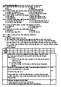 Đề cương ôn tập Sinh học Lớp 9 - Học kì 2