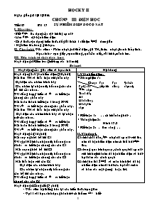 Giáo án môn Vật Lí Lớp 7 - Chương trình học kì 2 - Năm học 2013-2014