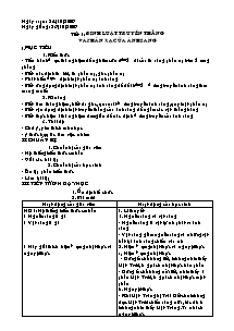 Giáo án môn Vật Lí Lớp 7 - Tiết 1: Định luật truyền thẳng và phản xạ của ánh sáng - Năm học 2009-2010