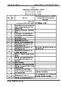 Giáo án Vật Lí Lớp 9 - Chương trình cả năm - Năm học 2013-2014 - Nguyễn Quý Hùng