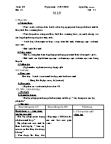 Giáo án Vật Lí Lớp 9 - Tuần 28 - Năm học 2013-2014