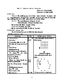 Giáo án Thể dục 6 - Chương trình học kì II