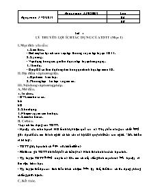 Giáo án Thể dục Khối 6 - Chương trình cả năm - Năm học 2013-2014