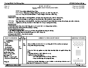 Giáo án Thể dục Khối 6 - Tiết 14: ĐHĐN, chạy nhanh, chạy bền - Trần Anh Dũng