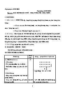 Giáo án Thể dục Khối 6 - Tiết 3 đến 53 - Năm học 2013-2014