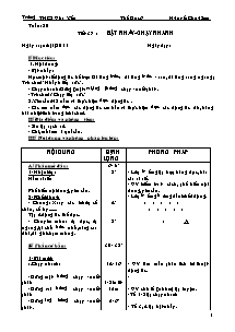 Giáo án Thể dục Khối 6 - Tiết 37 đến 44 - Nguyễn Công Sơn