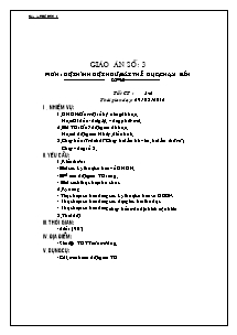 Giáo án Thể dục Khối 6 - Tiết 5+6 - Năm học 2012-2013