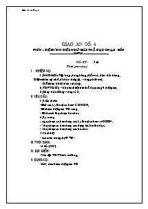 Giáo án Thể dục Khối 6 - Tiết 7+8: Đội hình đội ngũ - Bài Thể dục - Chạy bền - Năm học 2012-2013