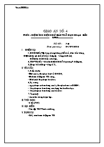 Giáo án Thể dục Khối 6 - Tiết 7+8 - Năm học 2012-2013