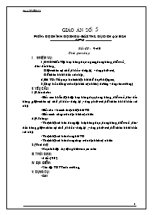 Giáo án Thể dục Khối 6 - Tiết 9+10 - Năm học 2012-2013