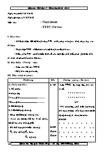 Giáo án Thể dục Khối 7 - Chương trình cả năm - Năm học 2010-2011 - Nguyễn Xuân Huy