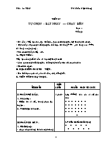 Giáo án Thể dục Lớp 6 - Chương trình học kì 2 - Trần Việt Hùng