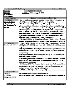 Giáo án Thể dục Lớp 6 - Tiết 1 đến 16 - Năm học 2010-2011 - Nguyễn Thanh Phượng