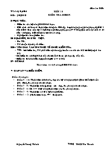 Giáo án Thể dục Lớp 6 - Tiết 18: Kiểm tra ĐHĐN - Năm học 2012-2013 - Nguyễn Trung Thành