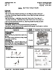 Giáo án Thể dục Lớp 6 - Tiết 51: Bật nhảy - Chạy nhanh - Năm học 2010-2011 - Trần Chiến Thắng