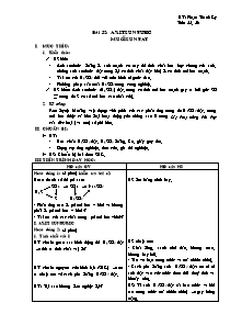 Giáo án Hóa học Lớp 10 - Bài 32: Axit sunfuric muối sunfat - Phạm Thanh Kì