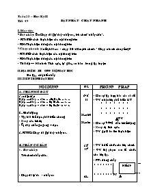 Giáo án Khối 6 - Tuần 25 - Bản đẹp 3 cột