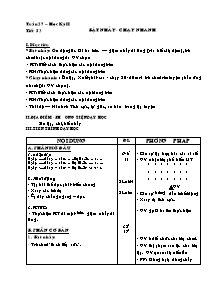 Giáo án Khối 6 - Tuần 27 - Bản đẹp 3 cột