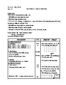 Giáo án Khối 6 - Tuần 28 - Bản đẹp 3 cột