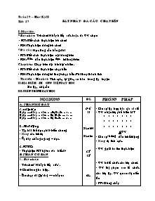 Giáo án Khối 6 - Tuần 29 - Bản đẹp 3 cột