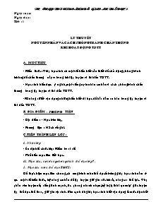 Giáo án môn Thể dục 7 - Chương trình học cả năm - Trường PTDT NT Hoành Bồ