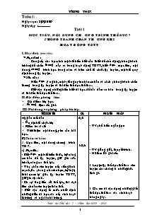 Giáo án môn Thể dục Khối 7 - Chương trình học cả năm - Năm học 2009-2010